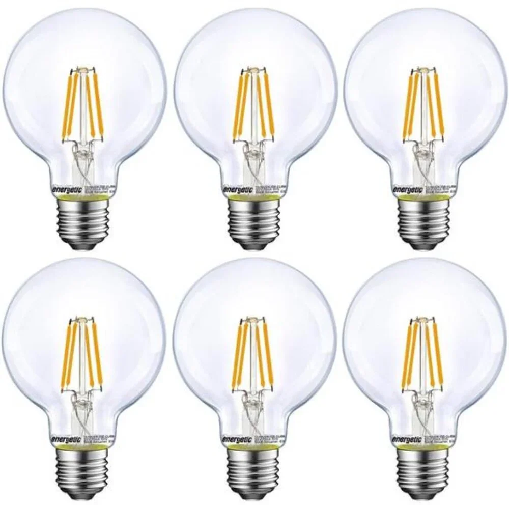 Dimmable LED Globe Light Bulb, G25 LED Vintage Light Bulb, 60W Equivalent